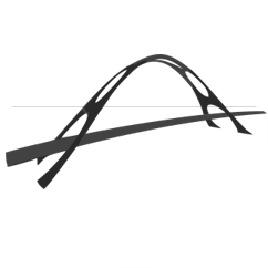 Change Management Piktogramm Brücke